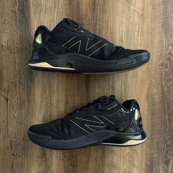 New Balance Kawhi IV Black Gold Men Size 10 Basketball Shoes BBKLSWG4 - Picture 2 of 7
